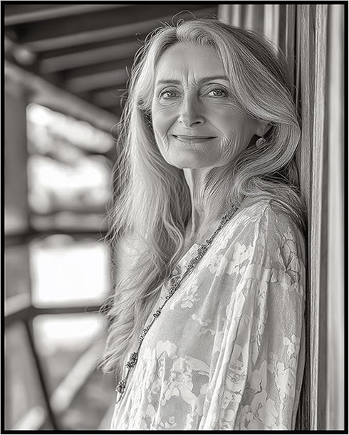 Posterizer 1 pcs-black and white photo art-90s models inspired portarait 2-Photography Art-Retro Art-Decorations for Bedroom, Office, Living Room ...