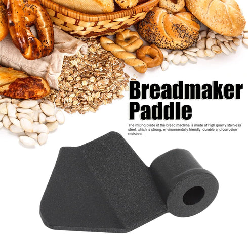 Breadmaker Paddle, Non Stick Bread Maker Mixing Paddle, Breadmaker Kneading Replacement Part, Stainless Steel Bread Machine Accessory for Breadmak...