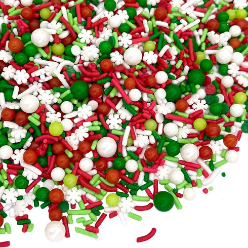 Manvscakes | Christmas sprinkles | Cake sprinkles | Cookie sprinkles | 4 ounce (Red, green, white)...