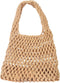 1 Piece Small Delicate Women Straw Shoulder Bag Handmade Woven Beach Shoulder Bags Hobo Tote Handbag Purse for Ladies Summer Party Shopping...
