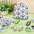 48 Pcs Soccer Party Favors Supplies, 12 Soccer Silicone Bracelet 12 Soccer Drawstring Treat Bag 12 Mini Soccer Stress Ball and 12 Soccer Keychains...