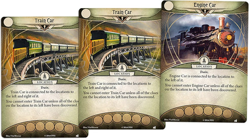Arkham Horror The Card Game The Essex County Express MYTHOS PACK| Horror Game| Mystery Game| Cooperative Card Game| Ages 14+ | 1-2 Players| Avg. P...