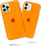 SteepLab Neon Highlighter Case for iPhone, The Grippy Jelly Case w/Protective Air Pockets (Intense Bright Orange, iPhone 12 & iPhone 12 Pro)...
