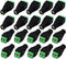 zdyCGTime DC 5.5 X 2.1mm Adapter 2.1 X5.5mm Female Barrel Power Jack to 2 Pin/Way Female Bolt Screw Type terminals Adapter Connector for CCTV Secu...