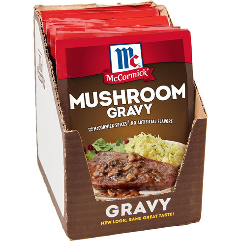 McCormick Mushroom Gravy Mix, 0.75 oz (Pack of 12)...