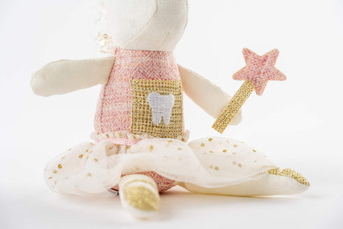 Mud Pie Unicorn Tooth Fairy Pink One Size...