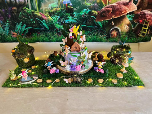 Mini Fairy Figurines Set - Fairy Garden Accessories 4-Piece Fairy Toys Gifts for Girls, Fairies Miniatures for Fairy Garden Decor, Fairy Birthday ...