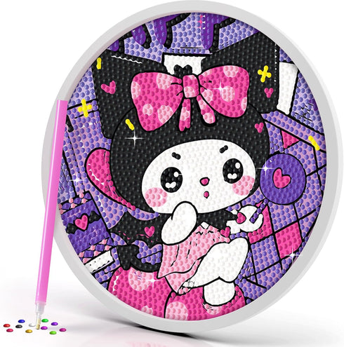 LOVKIDS Diamond Painting Kit for Kids, Diamond Art Activity with 5D Gem, Large 7.8 Inches DIY Arts and Crafts Gifts for Kids Age 6, 7, 8, 9, 10, 1...