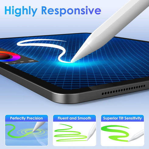 Stylus Pen for iPad 9th & 10th Generation - 10Mins Faster Charge Compatible for iPad 6-10 Gen, iPad Air 3-5, iPad Mini 5/6, iPad Pro 11"/12.9"......
