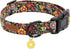 Faygarsle Floral Dog Collar for Girls and Female Dogs Soft and Fancy Pet Collar with Flower Design Ideal Black Dog Collar for Small Medium Large D...