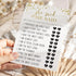 Black and Gold Bridal Shower Games - 25 Cards - He Said She Said Bridal Shower Game, What Did the Bride and Groom Say Guess Who Wedding Activity -...