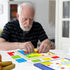 16 Wooden Tiles Matching Board Game, Easy Puzzle Memory Game for Seniors, Large Cognitive Crafts Gifts for Elderly Women, Dementia Activities for ...