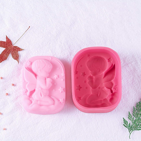 3D Baby Angel Silicone Mold for Cake Decoration, Sugarcraft, Cookie Decor, Jewelry,Pastry, Polymer Clay, Epoxy Resin,Pudding, Handmade Soap Mould ...
