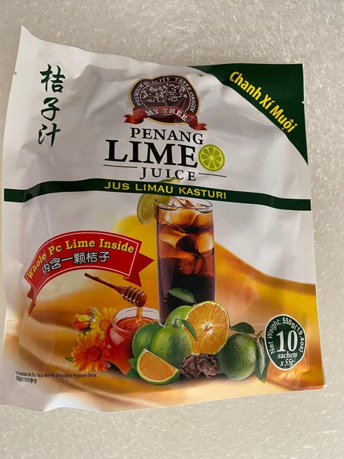 Premium Lime Juice pack of 10 sachets (1.94oz per sachet)...