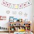 30 Pcs 29.5 ft Welcome Banner Confetti Bulletin Board Borders Classroom Confetti Border Trim with Welcome Sign Classroom Confetti Pennant for Offi...