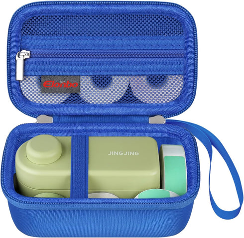 Carrying Case for Makeid Label Maker Machine, Makeid L1 Portable Bluetooth Label Printer Handheld Label Printer Storage Holder Bag, Extra Mesh Poc...