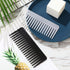 Large Hair Detangling Comb Wide Tooth Comb for Curly Hair Wet Dry Hair, No Handle Detangler Comb Styling Shampoo Comb (Black, White)...