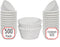 Mr Miracle Standard Size Baking Cups - Premium Quality, White, Grease-Proof, Oven & Microwave Safe Cupcake Liners - 500 Pack Paper Baking Cups for...