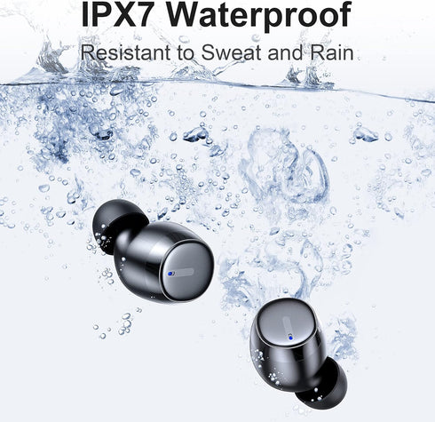 KITONE GUSGU True Wireless Earbuds Bluetooth Headphones, Premium Sound Quality, IPX7 Waterproof, Bluetooth Earbuds with Microphone for iPhone/Andr...