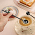 4 PCS 6.7 Inches Satin Black Stainless Steel 18/10 Coffee Spoons,Iced Tea Spoon,Espresso Stirring Spoon,Matte Black SS304 Teaspoons,Dessert Spoon,...