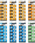 Watch Batteries 80PCS - AG0, AG1, AG3, AG4, AG6, AG7, AG10, AG13, 1.5V Alkaline LR41 LR44 Assorted Button Coin Cell Batteries...