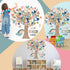 Classroom Tree Bulletin Board Decorations Boho Heart Tree Paper Cutouts You Belong Here Tree Accents Welcome Bulletin Board Decor for School Nurse...
