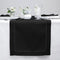 Solino Home Linen Black Table Runner 90 Inches Long - 100% Pure Linen Hemstitch 14 x 90 Inch Table Runner for Dining, Summer, Fall, Halloween - Cl...