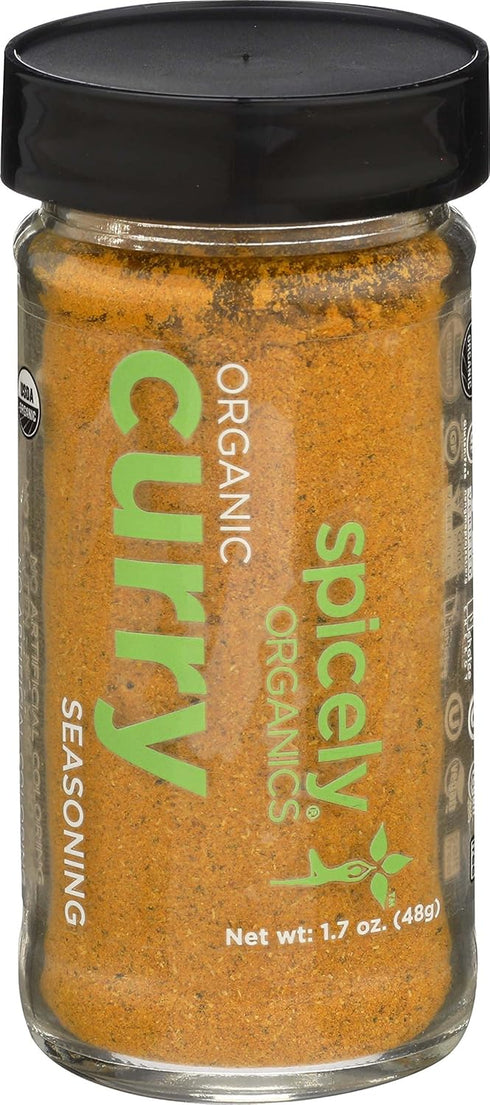 Spicely Organic Curry Powder 1.70 Ounce Jar Certified Gluten Free...