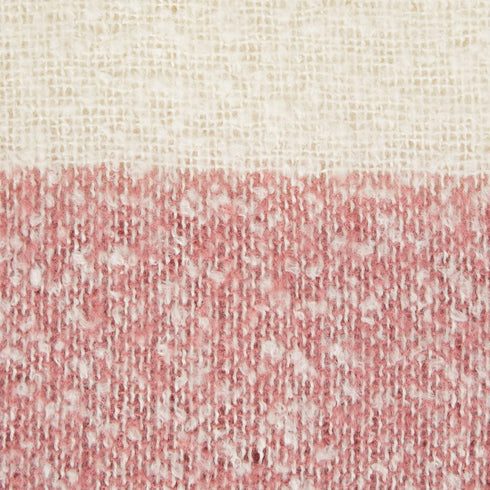 DII Coastal Acrylic Rugby Stripe Woven Throw, 50x60, Red...