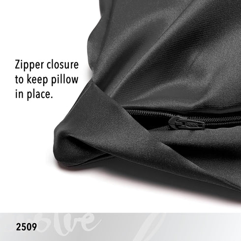 Evolve "Go Satin" Pillowcase Black...