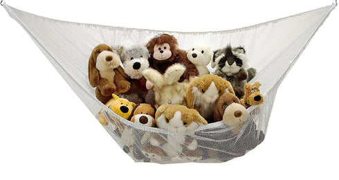 Handy Laundry Jumbo Toy Hammock - Organize stuffed animals or children's toys with the mesh hammock, Looks great with any décor while neatly organ...
