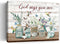 Bathroom Decor Wall Art Farmhouse Botanical Flowers Country Pictures Wall Decor God Says You Are Rustic Floral Canvas Prints Painting Modern Home ...