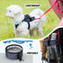 2 Pack Portable Dog Bowls Foldable Travel Dog Dish Portable Dog Water Bowl Water and Food Bowls Pet Hiking Accessories for Small and Large Dogs (D...