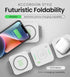 InfinaCore T3 Tri-Charge Wireless Charging Pad - 3-in-1 Charging Station Compatible with iPhone, AirPods & Watch - Fast Charging Up to 25W - Compa...