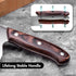 SHI BA ZI ZUO Chinese Meat Cleaver Knife 6.7-inch Meat Knife Stainless Steel Slicer Cleaver, Wooden Handle with Moderate Weight...