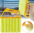 AOCEAN 2 Pcs Blind Cleaner Duster Tool 7-Finger Dusting Cleaner Tool for Window & Air Conditioner Handheld Mini Duster Brush for Wood Blinds Dust ...