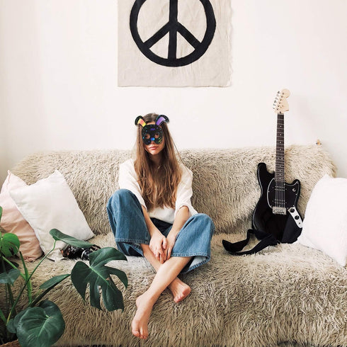 36 Pieces Scratch Paper Animal Masks Scratch Rainbow Masks with Elastic Cords and 12 Pieces Wood Stylus for Costume Dress up Parties Decorations a...