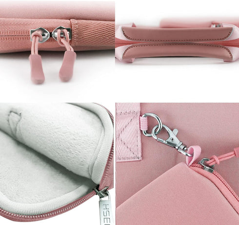 Hseok Elastic Laptop Case 12.9 13 inch Sleeve Handbag with Small Case for 13 inch MacBook Air/Pro M2/M1, 12.9" iPad Pro 6th/5th/4th/3rd Gen, XPS13...