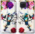 Case for Galaxy A12, Hummingbird in Flowers Bird Leather Flip Phone Case Wallet Cover with Card Slot Holder Kickstand for Samsung Galaxy A12 2021...