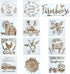 12 Pcs Farmhouse Sign Stencils, Farm Reusable Stencils, Large Farm Stencils Theme Painting, Farmhouse Stencils for Painting on Wood, Sunflower Ste...