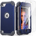 IDweel for iPod Touch 7th Generation Case with 2 Screen Protectors, Hybrid 3 in 1 Shockproof Slim Heavy Duty Hard PC Cover Soft Silicone Bumper Fu...