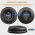 Ear Cushions for Sony Headphone Replacement Ear Pads Compatible with Sony MDR-ZX110 ZX110NC ZX100 WH-CH500 CH520 CH510 V150 V250 V200 JBL Tune 510...