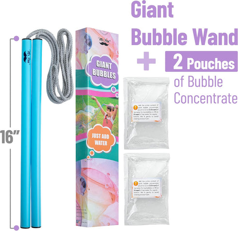 Mr. Pen- Giant Bubble Wands Kit, Big Bubble Wand, Giant Bubble Maker, Large Bubble Wand, Giant Bubbles for Kids Outside, Outdoor Toys for Kids, Bu...