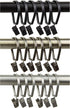 Rod Desyne Curtain Pivot Rings for 1-Inch Rod, Satin Nickel, Set of 10...