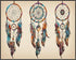 Posterizer 1 pcs- psychedelic funky hippie colorful dreamcatcher 3-Fantasy & Fiction Art-Retro Art- Living Room Bedroom Decor- unframed wall art...