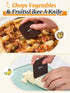 Chef Pan Scraper, Pan Scrapers Dish Scraper Tool Kitchen Set, 6 Pack Food Scraper Pot Scraper, Cast Iron Cleaner Scraper Iron Skillet Scraper Scru...