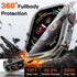 COOLQO 2 Pack Waterproof 2 in 1 Case Compatible for Apple Watch 40mm SE 2nd 2023 SE 6 5 4, with 9H Tempered Glass Screen Protector, Full Body Cove...