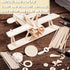 240Pcs Wood Square Dowel Rods 1/8 x 1/8 x 12 inch,Wood Squares for Crafts,Model Making Balsa Wood (1/8"x12"-240pcs)...