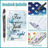 24 Pcs Inspirational Gift Set Christian Metal Pen Motivational Pocket Notepads Faith Prayer Bible Ballpoint Pen Black Ink Quotes Notebook for Wome...
