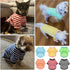 Geyoga 6 Pieces Dog Striped T-Shirt Dog Shirt Breathable Pet Apparel Colorful Puppy Sweatshirt Dog Clothes for Small to Medium Dogs Puppy (XL)...